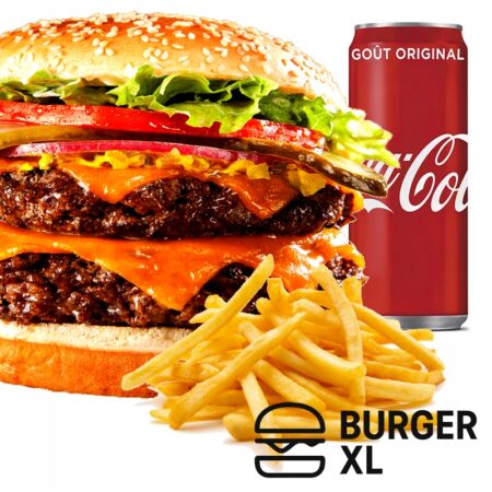 Menu Maxi Double Cheese Burger