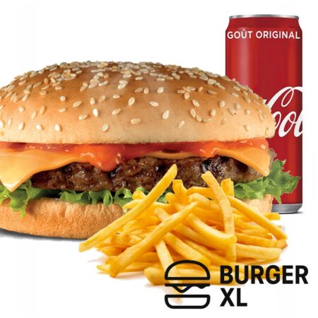 Menu Maxi Cheese Burger XL